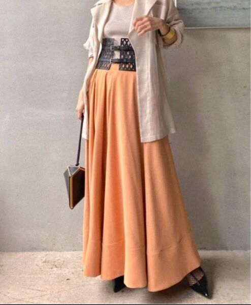 新品 タグ付き AMERI vintage フレアロングスカート M