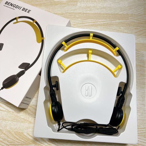 BENGDII Bee オフイヤーヘッドホン イヤースピーカー イヤホン 3.5mmジャック