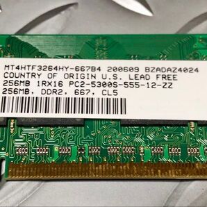 Micron PC2-5300S 256MB DDR2 メモリ