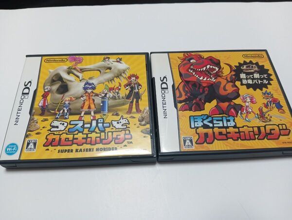 ニンテンドーDS ソフト★ ぼくらはカセキホリダー スーパーカセキホリダー 2本セット