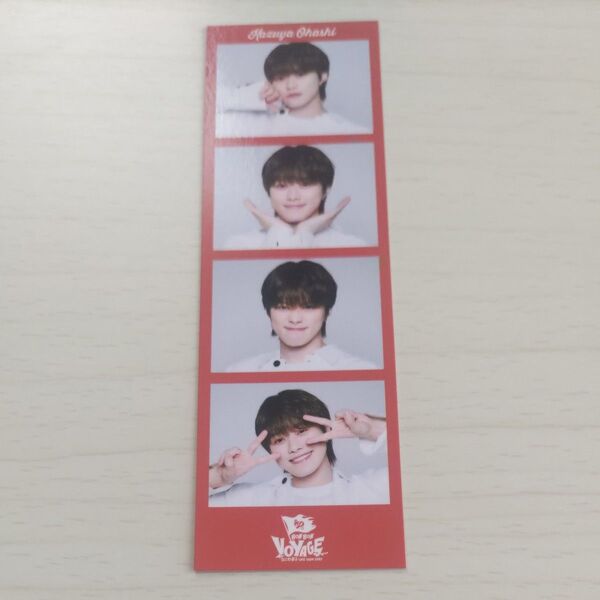 なにわ男子 BON BON VOYAGE LIVE TOUR 2025 フォトカード 大橋和也