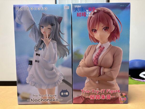 クラスの大嫌いな女子と結婚することになった Trio-Try-iT 桜森朱音 Nachoneko フィギュア2点セット