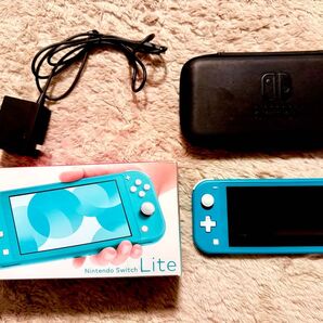 【美品】Nintendo Switch Lite ターコイズ 本体