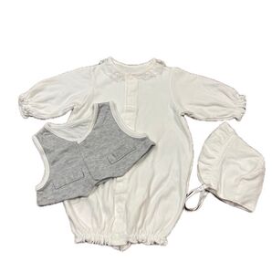 ロンパース ベビー服 退院着 セレモニードレス 50〜60サイズ