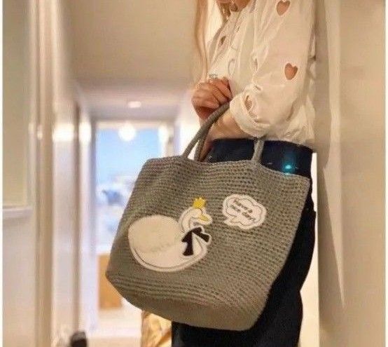 ラドロー スワン かごバッグ LUDLOW ラドローコードバック 鳥 限定 幸運鳥 LUDLOWバック バック スワンバック 完売