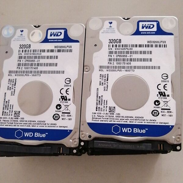 WD HDD 2.5インチ 320GB 25点セット