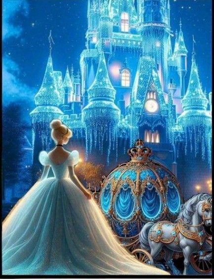 《新品未使用品》ダイヤモンドアートキット Cinderella