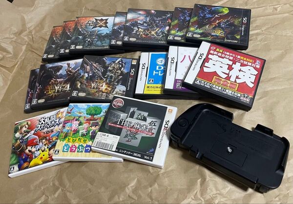 ニンテンドー3DS DS ソフト まとめ セット モンスターハンター どうぶつの森 スマブラ