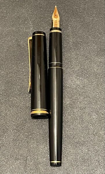 【稀少】初期型 エラボー 漆塗りペン芯 軟太字 パイロット 万年筆