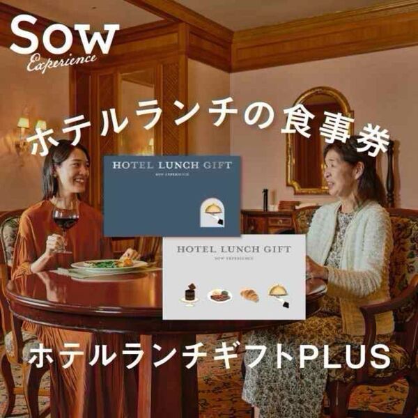 【新品】ホテルランチギフトPLUS ペア SOW EXPERIENCE【最終価格】☆☆早い者勝ち☆☆