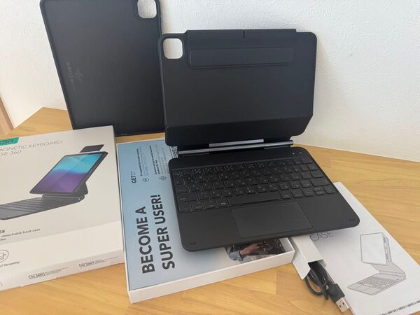 ESR iPad Air 11インチ用キーボード付きケースM3/M2Air第5/4 Pro 11インチ第4/3/2/1