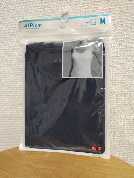 ユニクロ 未開封新品 AIRism ネイビー キャミソール M UNIQLO