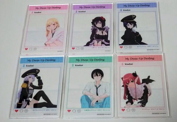 その着せ替え人形は恋をする アニプレックス 特典 SNS風アクリルカード 全6種類 フルコンプセット 着せ恋 ビスクドール