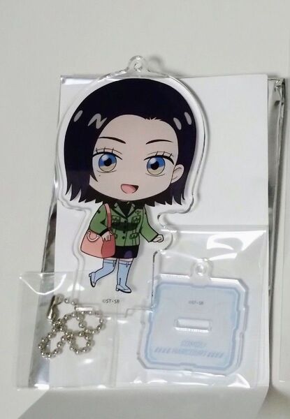 推し旅 JR東海 × ガンダム ジークアクス コラボ ミニキャラトレーディングアクリルスタンドキーホルダー コモリ・ハーコート