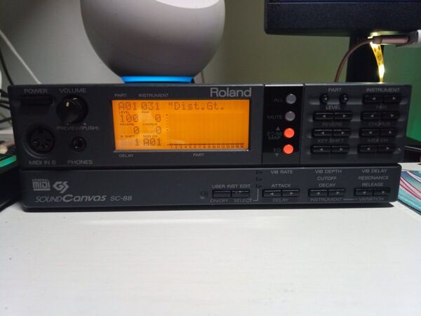 Roland SOUND Canvas SC-88 MIDI音源モジュール
