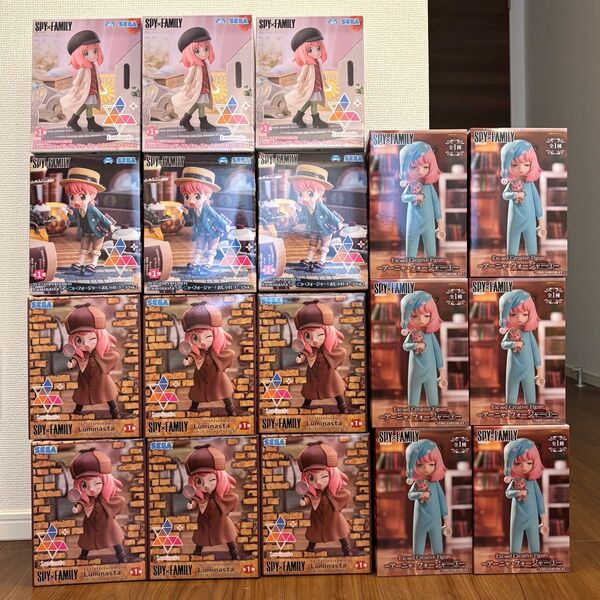 SPY×FAMILY プライズフィギュア アーニャ・フォージャー 18点