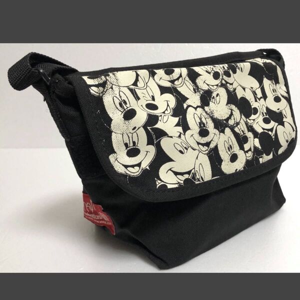 マンハッタンポーテージ × ミッキー 906183 限定ミニバッグ XS ショルダーバッグ DISNEY コラボ ブラック 黒