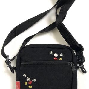 マンハッタンポーテージ × ミッキー A25071010 ショルダーバッグ コラボ DISNEY ディズニー 黒 刺繍