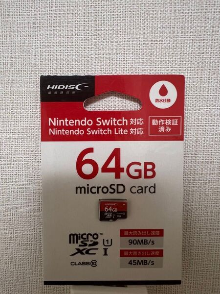 HIDISC 64GB microSDカード Nintendo Switch対応