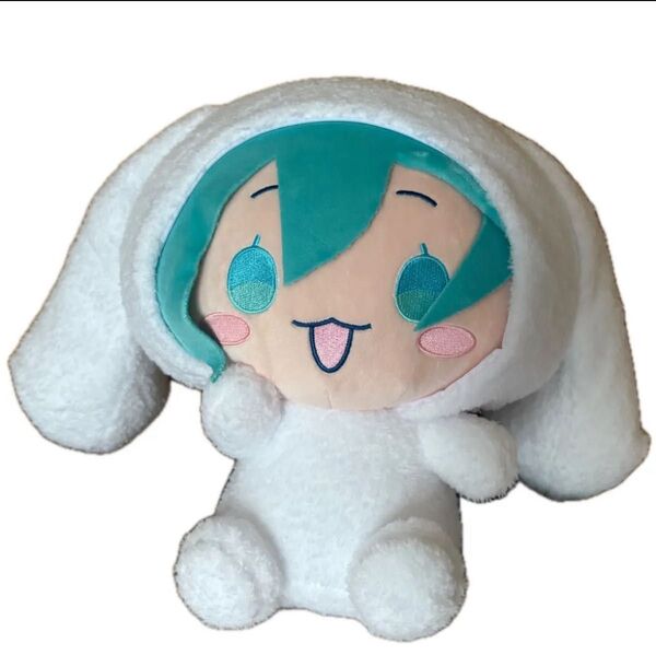 一点限り 初音ミク シナモロール BIGぬいぐるみ タグつき 新品 ぬいぐるみ サンリオ