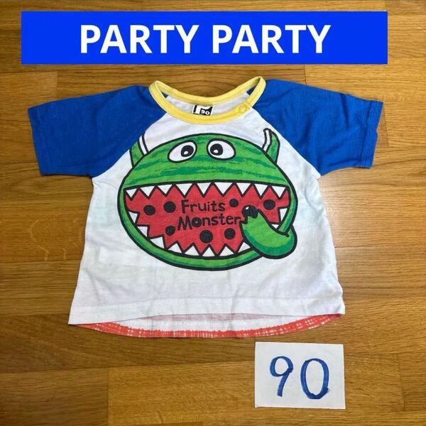 PARTY PARTY 半袖Tシャツ トップス カットソー 90 キッズ