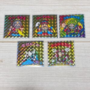 ヘッドだらけのビックリマン 5枚セット スーパーゼウス シャーマンカーン ブラックゼウス 愛然かぐや アンドロココ