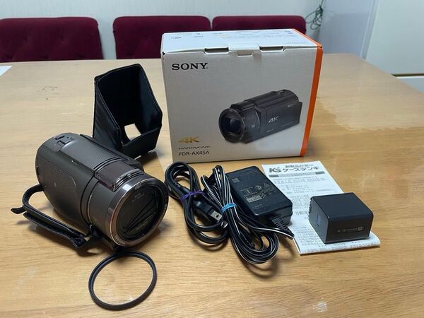 SONY ハンディカム 美品FDR-AX45A 4K ビデオカメラ