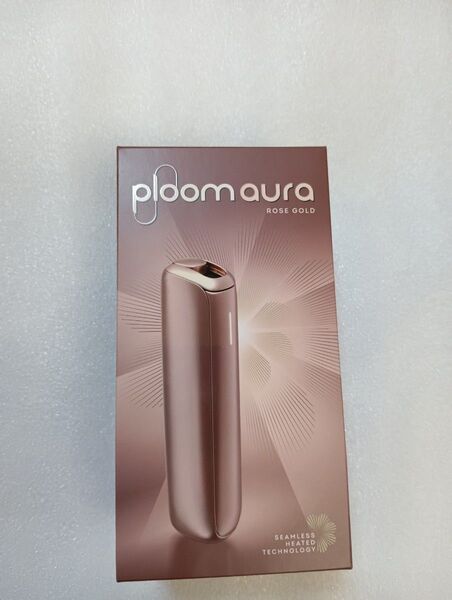 【新品、未使用品】【未登録品】プルーム オーラ Ploom AURA スターターキット ローズゴールド