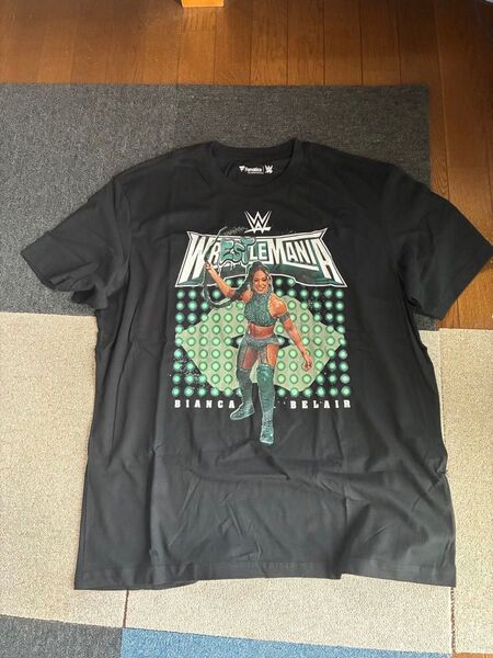 WWE ビアンカべレア レッスルマニア ブラック Tシャツ 半袖 メンズ レディース XXL 2XL プレゼント プロレス シャツ