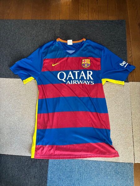 NIKE ナイキ FC バルセロナ ユニフォーム メッシ 10番 MESSI メンズ レディース XXL 2XL ネイビー 燕脂