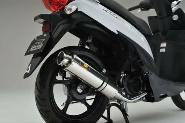 新品 未使用 在庫有平日に即日発送 Realize スズキ アドレス110 (CE47A) バイクマフラー 22Racing