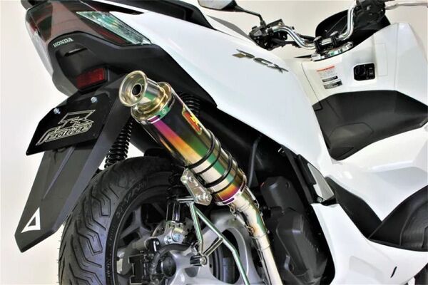 新品 未使用 在庫有平日即日発送 Realize ホンダ PCX125 (JK05) バイクマフラー Blink ブリンク Ti