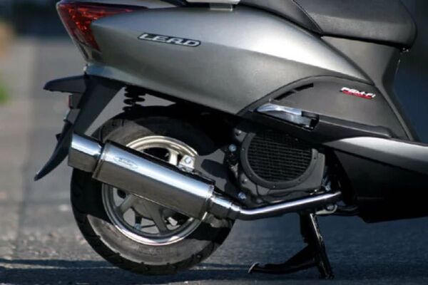 新品 未使用 在庫有平日即日発送 Realize (リアライズ) ホンダ リード110 (JF19) バイクマフラー レクレス