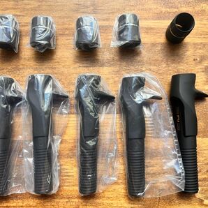新品 富士工業別注品 ブラック特殊滑り止め塗装トリガーシートTCS専用フード付5セット サイズ18 Fuji リールシート