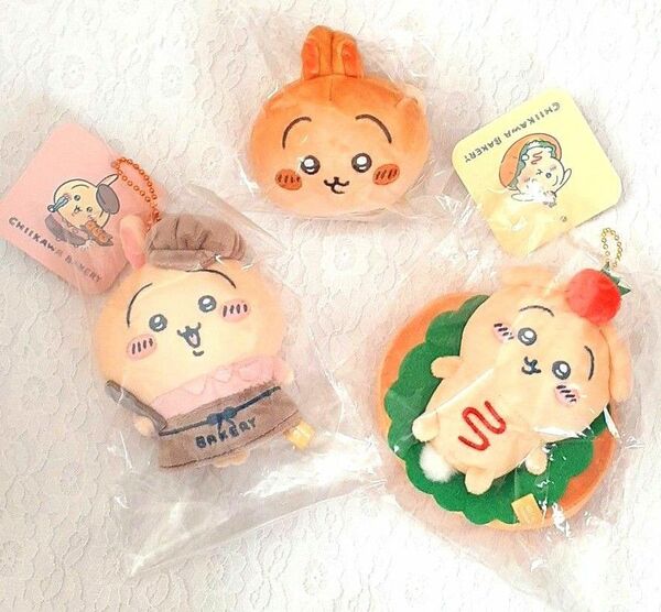 ちいかわベーカリー ボールチェーンマスコット3点セット うさぎ