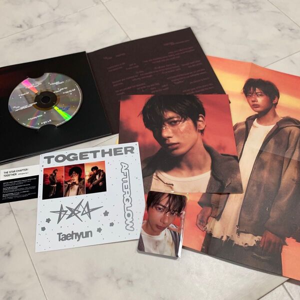 トレカ付 TXT THE STAR CHAPTER TOGETHER Afterglow テヒョンver CD トゥバ