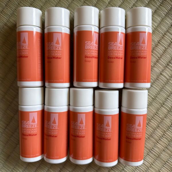10個 シーブリーズ デオ&ウォーターB ミニサイズ さわやかで清涼感のあるせっけんの香り 18ml