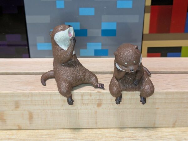 ふちやすみ コツメカワウソ 2個セット