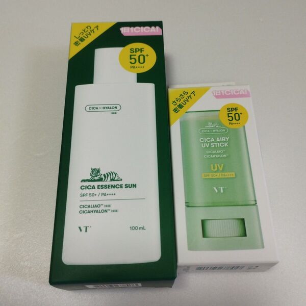 VT CICA エッセンスサン SPF50+ PA++++ 100ml エアリーuvスティック 日焼け止め シカ