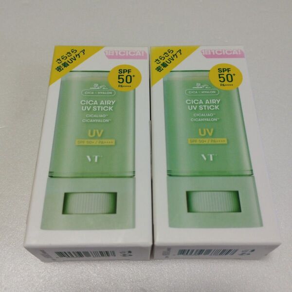 VT CICA エアリーUVスティック SPF50+ PA++++ 20g 日焼け止め 2本セット シカ