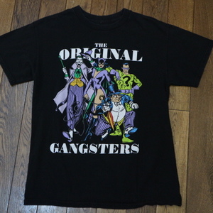 DCコミックス The Original Gangsters Tシャツ M ブラック BATMAN バットマン ジョーカー アメコミ キャットウーマン 映画 キャラクター