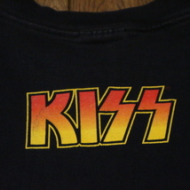 90s KISS USA 2000 Tシャツ L ブラック キッス アメリカツアー フォト ロゴ バンド ロック ジーンシモンズ ヴィンテージ AC/DC metallica_画像6