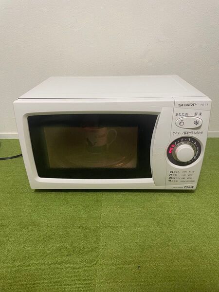 シャープ 電子レンジ 60Hz専用 RE-T1-W6 SHARP ターンテーブル式