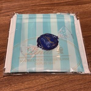 リンツ サマーエコバッグ エコバッグ ブルー 水色 青 エコバック リンドール ノベルティ