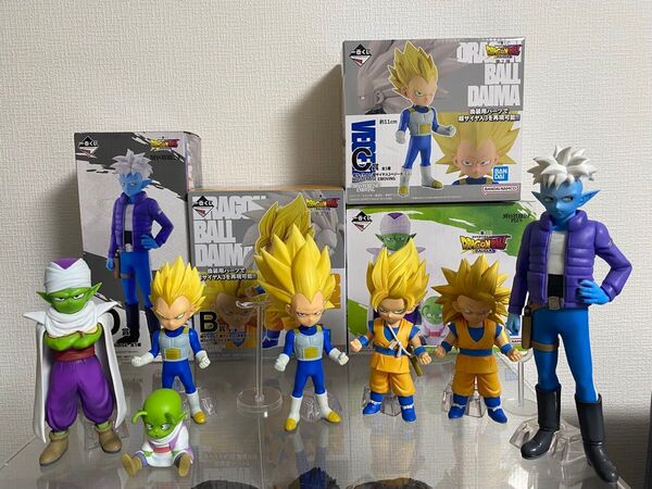 ドラゴンボールダイマ 一番くじ フィギュア 孫悟空 ベジータ ピッコロ デンデ グロリオ