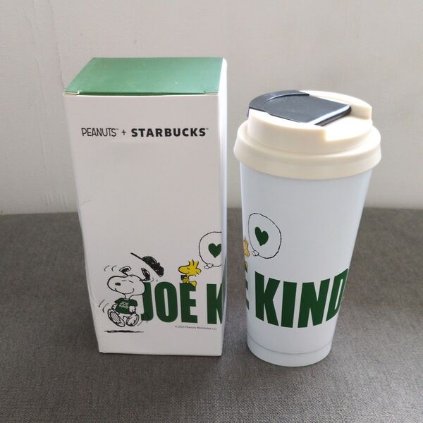 海外 スターバックス PEANUTS コラボ タンブラー JOE KIND ホワイト系 未使用