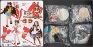 = Bandai = фигурка Meister Suzumiya Haruhi no Yuutsu длина . иметь ./ утро соотношение ..../ Tsuruya san и т.п. 4 пункт продажа комплектом @ прекрасный девушка фигурка 