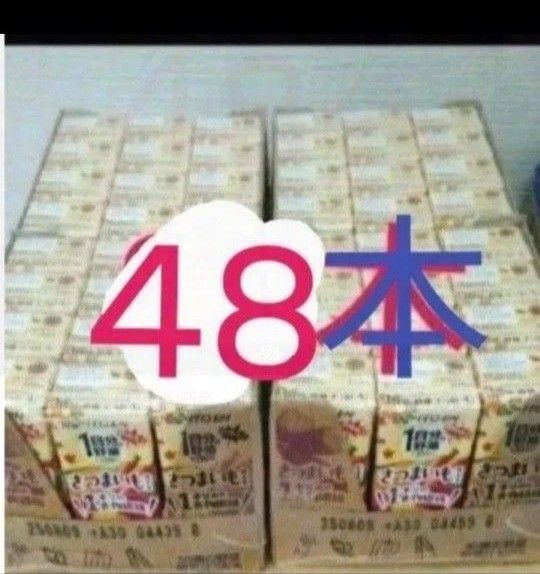 48本 1日分の野菜 さつまいもMIX 食物繊維 紙パック 200ml 伊藤園