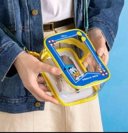 ディズニーランド ディズニーシー ディズニー ドナルド チップ&デール クリアバッグ ショルダーバッグ ポーチ 推し活 東京ばな奈