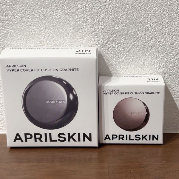 【新品未開封】APRILSKIN HYPER COVER FIT CUSHION クッションファンデ 2個セット